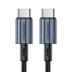 USB kabel Choetech XCC-1015 USB-C to USB-C PD60W 2.0m svart