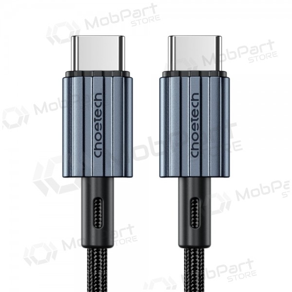 USB kabel Choetech XCC-1015 USB-C to USB-C PD60W 2.0m svart