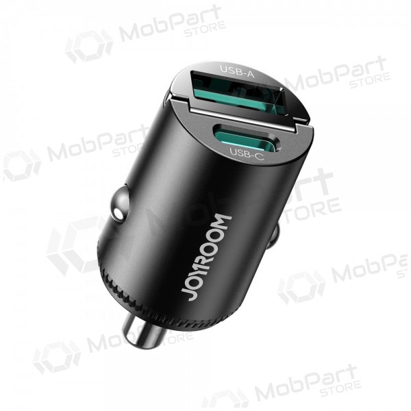 Billaddare Joyroom JR-CCN18 65 W USB-C + USB-A svart