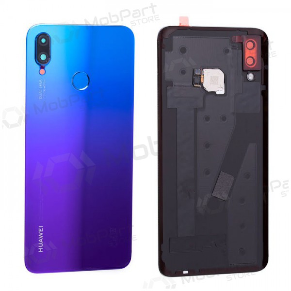 Huawei P Smart Plus baksida / batterilucka (blå) (begagnad grade B, original)