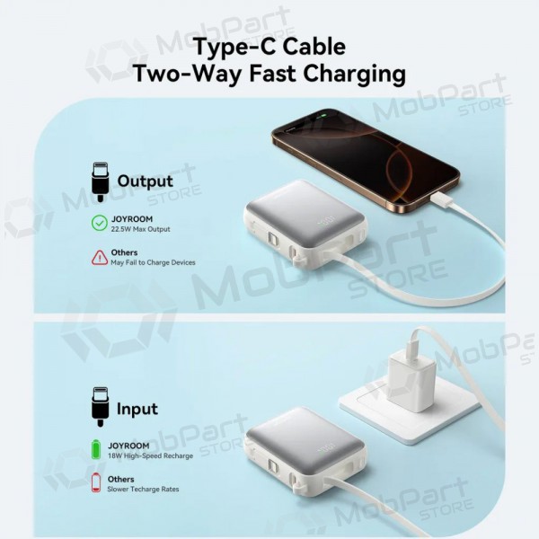 Powerbank Power Bank Joyroom JR-PBF27 22.5W Mini 10000mAh vit