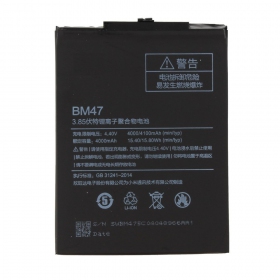 Xiaomi Redmi 3 / 3S / 4X (BM47) batteri / ackumulator (4000mAh)