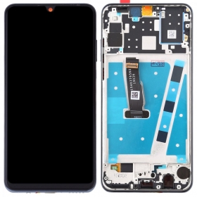 Huawei P30 Lite 48MP skärm (svart) (med ram) (Premium)