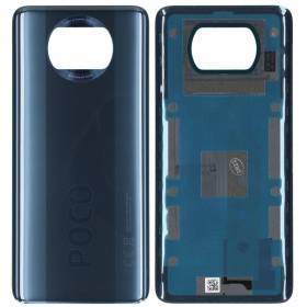 Xiaomi Poco X3 Pro / X3 / X3 NFC baksida / batterilucka (svart) (original) (service pack)