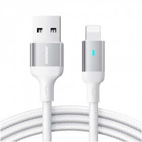 USB kabel Joyroom S-UL012A10 USB to Lightning 2.4A 1.2m vit