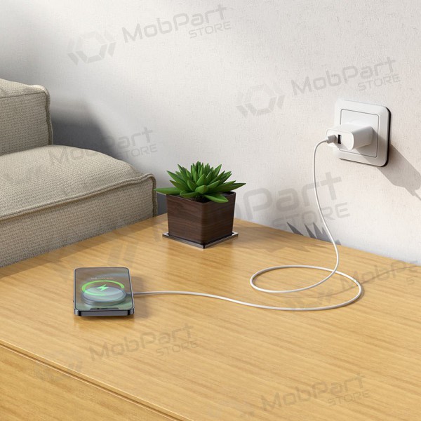 Laddare trådlös Borofone BQ9 Pro Original Magnetic (10W) (silver)