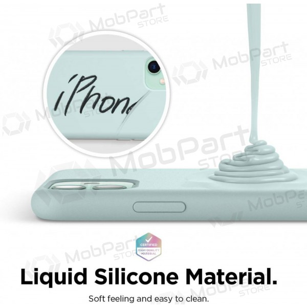 Apple iPhone 14 Plus fodral -Liquid Silicone- (mintgrön)
