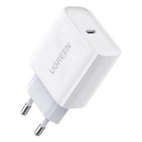 Laddare buitinis Ugreen CD137 USB-C 20W 3A vit
