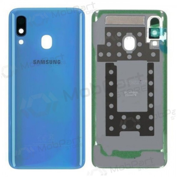 Samsung A405 Galaxy A40 2019 baksida / batterilucka (blå) (begagnad grade B, original) Samsung A405 Galaxy A40 2019 baksida / batterilucka (blå) (begagnad grade B, original)