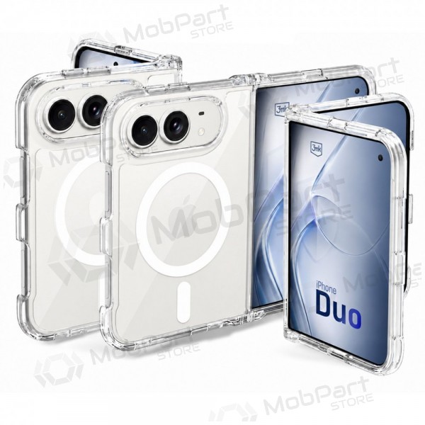 Apple iPhone Duo fodral "3mk Armor MagCase" (transparent)