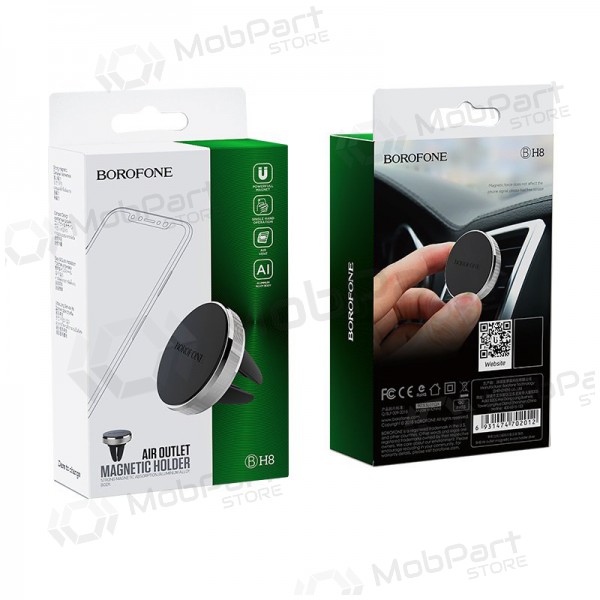 Automobilinis Universell telefono laikiklis Borofone BH8, tvirtinamas ant prietaisų skydelio, magnetinis, svart
