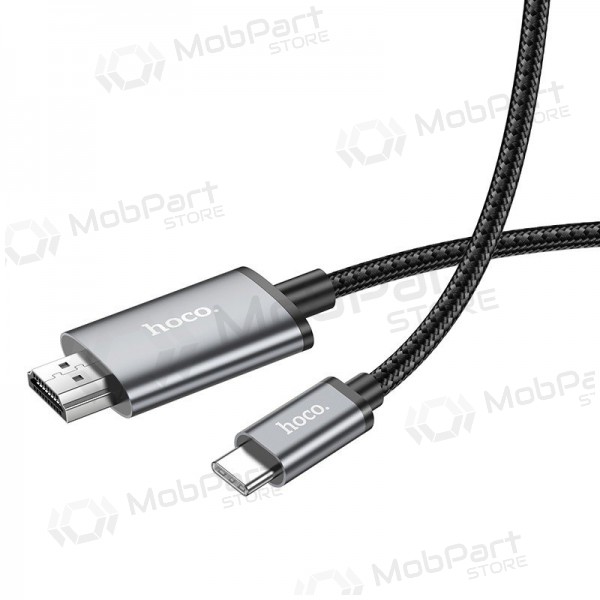 Adapter Hoco UA27 USB-C to HDMI grå