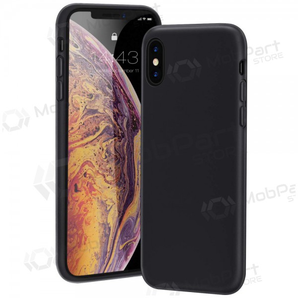 Apple iPhone 12 mini fodral - Liquid Silicone 1.5mm (svart)
