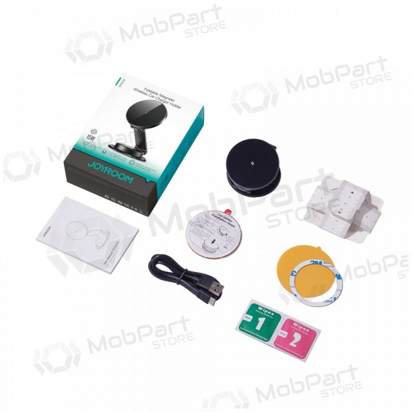Automobilinis laikiklis-laddare Joyroom JR-ZS408 (dashboard) 15W svart