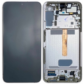 Samsung Galaxy S22+ skärm (violett) (med ram) (original)