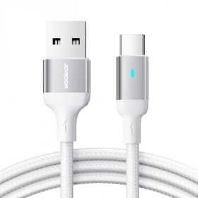 USB kabel Joyroom S-UC027A10 USB to Type-C 3A 1.2m vit