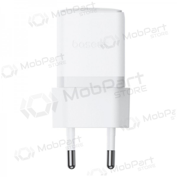 Laddare Baseus Palm 20W USB-C + USB-C to USB-C cable 1.0m vit P10111602213-01