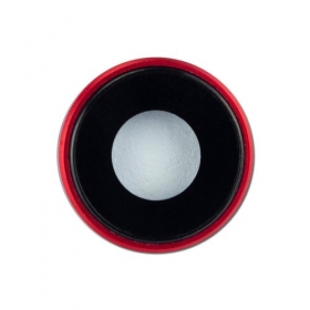 Apple iPhone XR kamera lins (röd) (med ram)