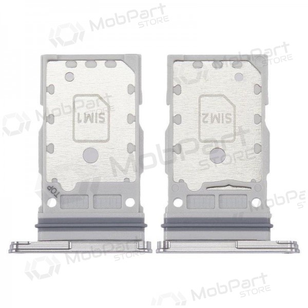 Samsung S901 / S906 Galaxy S22 / S22 Plus SIM korthållare (Dual) (vit) Samsung S901 / S906 Galaxy S22 / S22 Plus SIM korthållare (Dual) (vit)