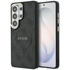 Samsung Galaxy S26 Ultra fodral - Guess PU Leather 4G Gold Frame Magnetic