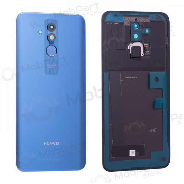 Huawei Mate 20 Lite baksida / batterilucka blå (Sapphire Blue) (begagnad grade B, original)