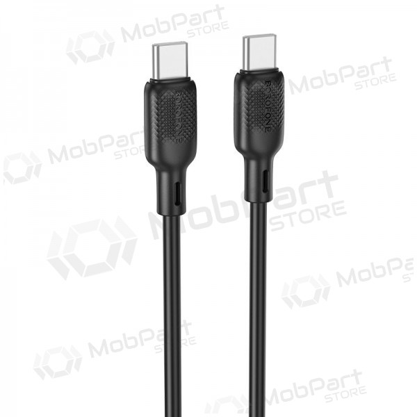 USB kabel Borofone BX113 60W USB-C to USB-C 2.0m svart