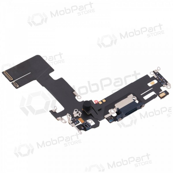 Apple iPhone 13 laddningsport och mikrofonkontakt (svart)