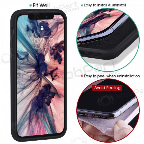 Apple iPhone 13 Pro Max fodral - Liquid Silicone - 1.5mm (svart)