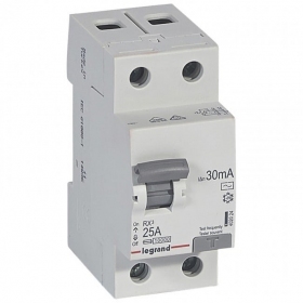 Jordfelsbrytare - RCD RX Legrand 402024 (AC, 25A, 2P, 30mA, 230V)