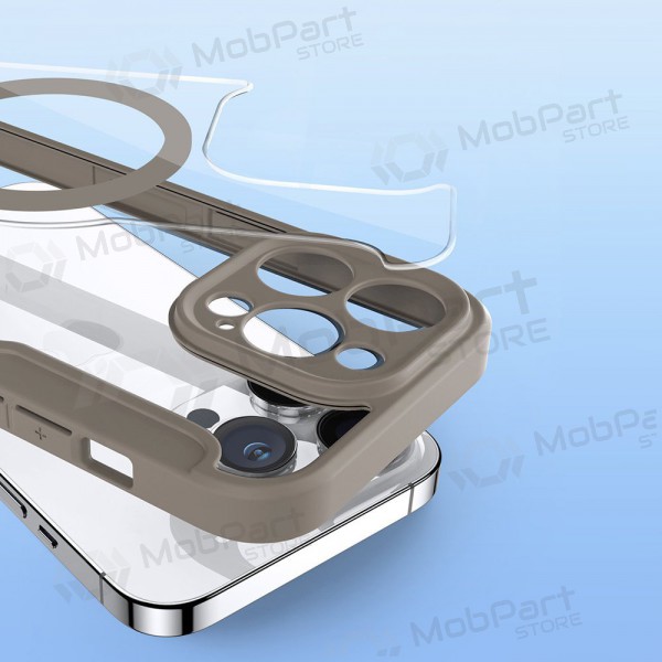 Apple iPhone 13 / 14 fodral -Dux Ducis Skin X Pro- (brun)