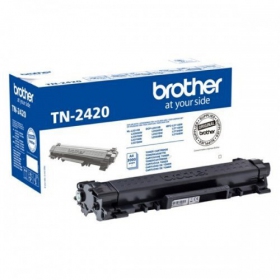 Brother TN-2420 (TN2420), svart kassett för laserskrivare, 3000 sidor
