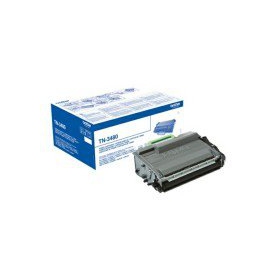 Brother TN-3480 (TN3480), svart kassett för laserskrivare, 8000 sidor
