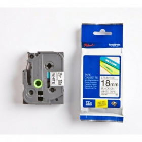 Brother TZe-241 Vit/Svart (TZE241) 18mm, tejp
