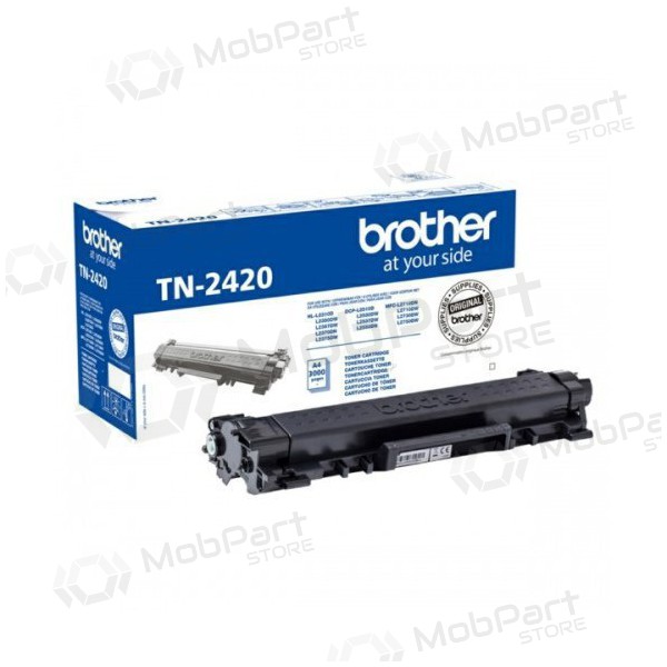Brother TN-2420 (TN2420), svart kassett för laserskrivare, 3000 sidor