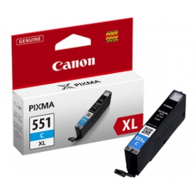 Canon CLI-551XL (6444B001), cyan patron för bläckstråleskrivare