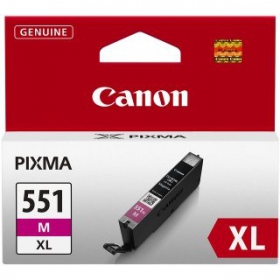 Canon CLI-551XL (6445B001), magenta kassett för bläckstråleskrivare