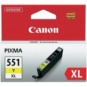 Canon CLI-551XL (6446B001), gul bläckpatron för bläckstråleskrivare