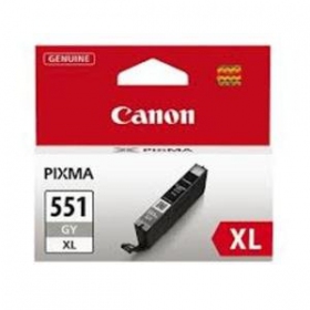 Canon CLI-551XL (6447B001), grå bläckpatron för bläckstråleskrivare