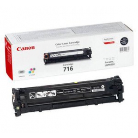 Canon CRG 716 (1980B002) svart patron för laserskrivare, 2300 sidor.