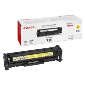 Canon CRG 718 (2659B002) gul patron för laserskrivare, 2900 sidor.