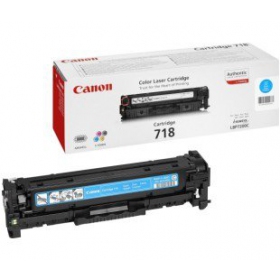 Canon CRG 718 (2661B002) himmelsblå patron för laserskrivare, 2900 sidor.