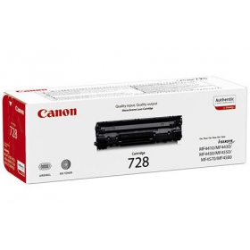 Canon CRG 728 (3500B002) svart patron för laserskrivare, 2100 sidor.