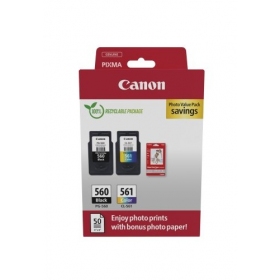 Canon CRG PG-560/CL-561 + Photo Paper Value Pack (3713C008) Bläckpatronpaket, BK/CMY