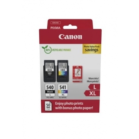 Canon PG-540L/CL-541XL (5224B012) fotovärdepaket bläckpatroner, BK/CMY