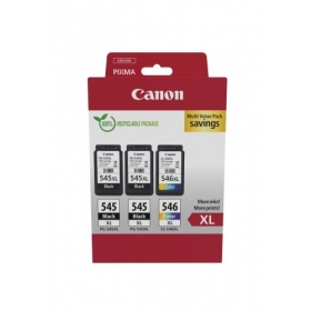 Canon PG-545XL/CL-546XL (8286B013) Bläckpatronpaket, BK/CMY