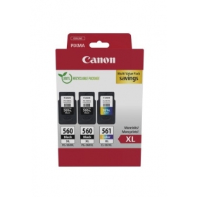 Canon PG-560XL/CL-561XL (3712C009) Bläckpatronpaket, BK/CMY