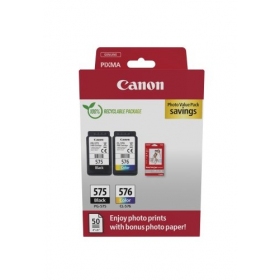 Canon PG-575/CL-576 (5438C004) fotovärdepaket bläckpatronset, BK/CMY