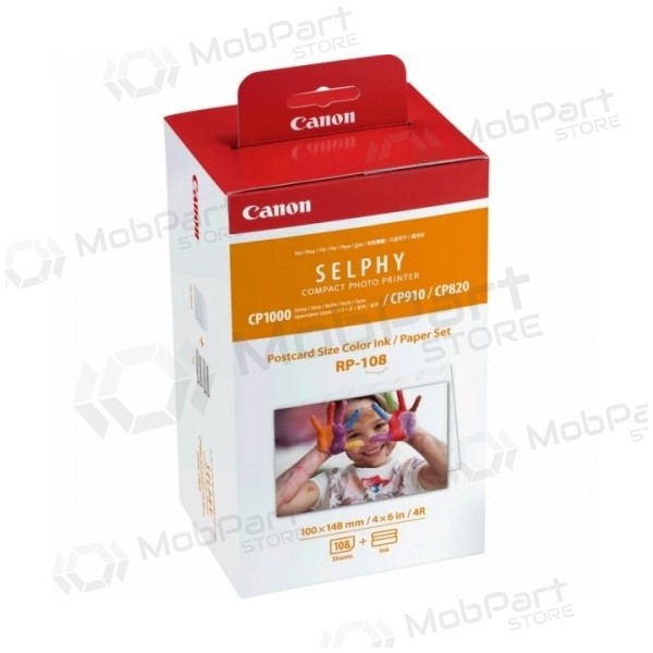 Canon 8568B001 RP-108 Färgbläckpatron + 100x148mm Papper 108 ark (SPEC)