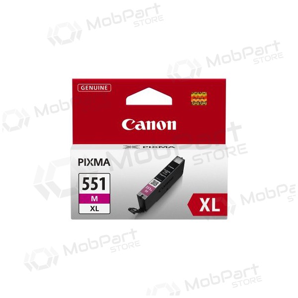 Canon CLI-551XL (6445B001), magenta kassett för bläckstråleskrivare