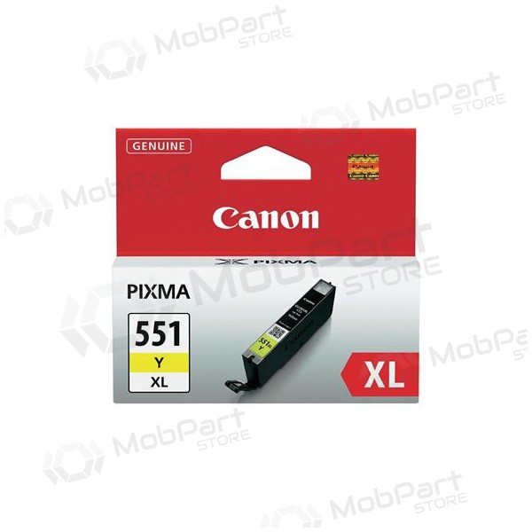 Canon CLI-551XL (6446B001), gul bläckpatron för bläckstråleskrivare